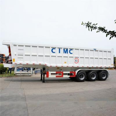 China 50mm Kingpin 3 Axle Payload 60T Tractor Tipper Trailers for sale