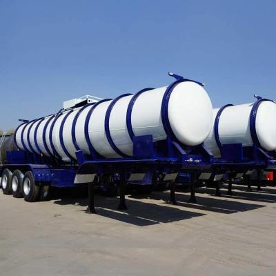 China 19000 Liters 3 Axle Chemical Acid Tanker Trailer for sale