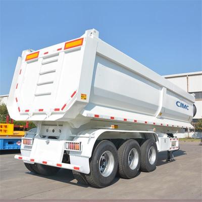 China Cement Transport 35CBM Tipper Semi Trailer for sale