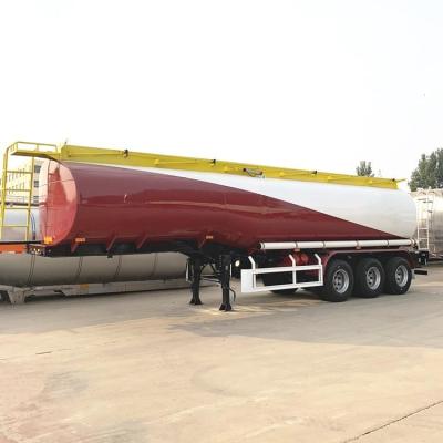 China CIMC 30000/35000/40000/42000 Liters Fuel Lorry Tanker Truck Trailer for Sale with 4 Compartments for sale