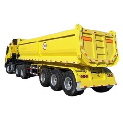 China Tri Tonne 40CBM 45Cubic Tipper Dumper Semi Trailer der Achsen-38 für Verkauf in Nigeria zu verkaufen