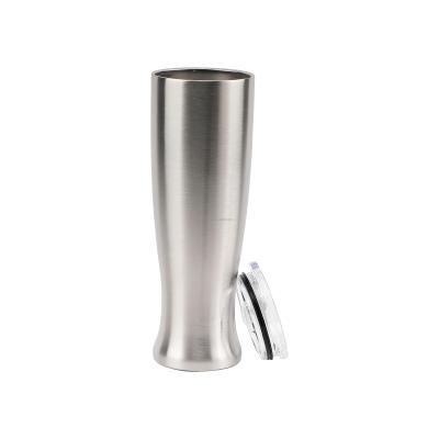 China Stainless Steel 30oz Beer Tumbler 20oz Double Wall Vacuum Insulated Cup Pilsner Style Sustainable Insulated Glass Mug for sale