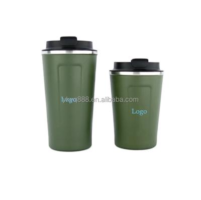 China 12oz 17oz Durable Portable Travel Coffee Mug Stainless Steel Double Wall Vacuum Insulated Coffee Mug Drink Tumbler for sale