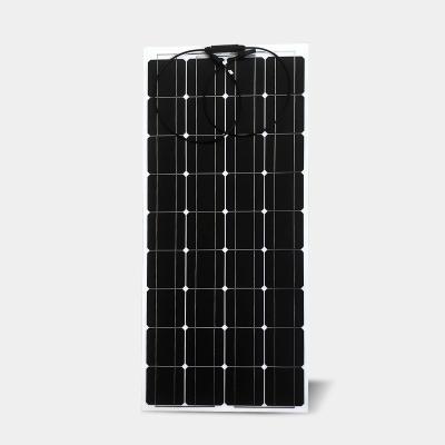 China 100W 18V PV Home Mono Balcony Car Camping Car Boat RV Waterproof Flexible Solar Panel ETFE Solar Panel With CE TUV for sale