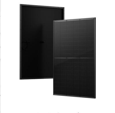 China Hot Selling Glass+EVA+cell+EVA+PET Germany Solar Panel 400W All Black Solar Module For Home Roof for sale