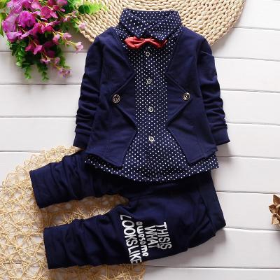 China BibiCola Spring Autumn Children's Casual Clothing Set New Fashion Baby Boy Shirt Clothes Sports Suit Children Boys Outfits Suit for sale