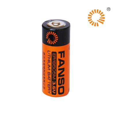 China Primary Lithium Lisocl2 Chloride Battery A Bobbin Type Fanso Battery ER18505M 3.6V A Lithium Thionyl Batteries for sale