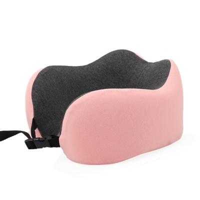 China Memory Saving Low Price New Design Foldable Memory Foam U Shape Travel Pillow for sale