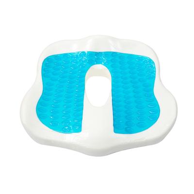 China Memory Car Seat Comfort Memory Foam Tailbone Gel Cooling Cushion for sale