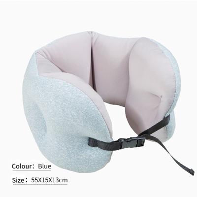 China 100% Transmittable Therapy Polystyrene Band U Shape Long Neck Pillow for sale