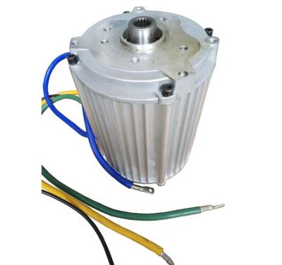 China 1000W Waterproof Motor 3300RPM 72V BLDC Motor 140 Sine Wave Motor For Electric Tricycle for sale