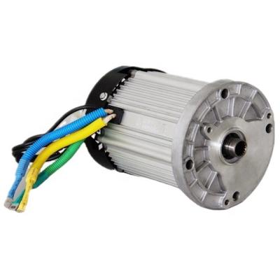 China Waterproof 72V 3000W BLDC Motor 37A Sine Wave Motor for Electric Vehicle Cargo Rickshaw for sale