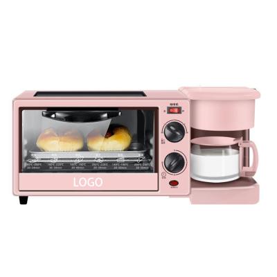 China Easy Operate Three-in-One Breakfast Machine Electric Toaster Sandwich Maker Toaster Oven 3 in 1 Breakfast Makers for sale