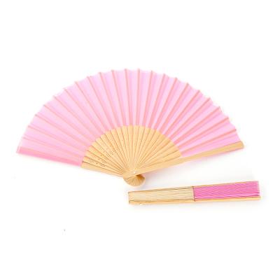 China Europe Chinese Supplier Wedding Colorful Souvenirs Hand Folding Fan Without Gift Box for sale