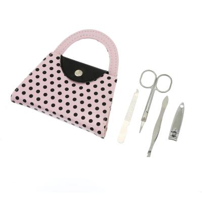 China Daily Nail Care Tools Hot Selling Promotional Gift Stainless Steel Nail Care Tools Manicure Pedicure Set for sale