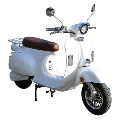 China Vespa style unisex white tire wall scooter electric scooter for adults with removable 72V20AH lithium battery for sale