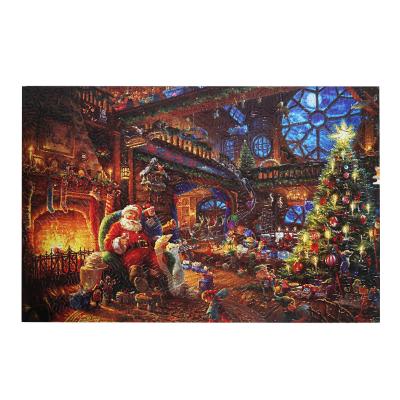 China Educational Christmas Toy 2021 3D Puzzle Toy 468 Pcs Christmas Jigsaw Puzzle Christmas Gift Toys Children Puzzle for sale