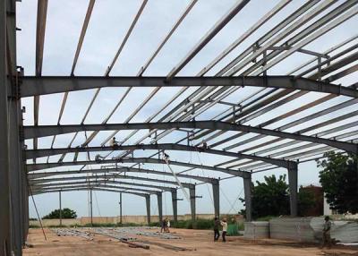 China Large Span Steel Frame Prefabricated Steel Structure Building With Rigid Steel Frame for sale