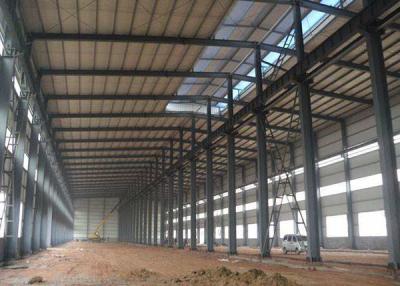 China Prefabricated Light Steel Structure House , Steel Frame Construction H / I Beam for sale