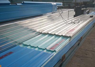 China Waved Galvanised Roofing Sheets , Steel Construction Materials Easy Construction for sale