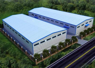 China Large Span Prefabricated Steel Structure Building For Warehouse / Workshop for sale