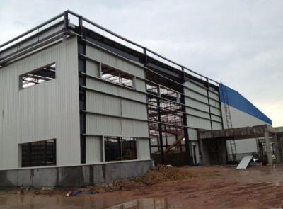 China Light Type Steel Structure Warehouse , Customized Prefab Metal Buildings for sale