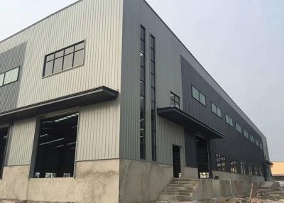 China Custom Prefabricated Steel Structure Warehouse Metal Garage Building Galvanized Surface for sale