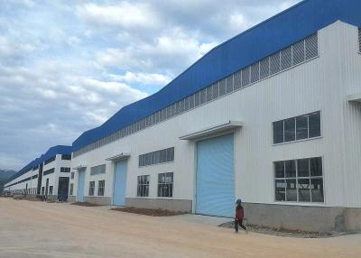 China Q235B / Q345B Steel Prefab Buildings , Light Steel Warehouse Construction for sale