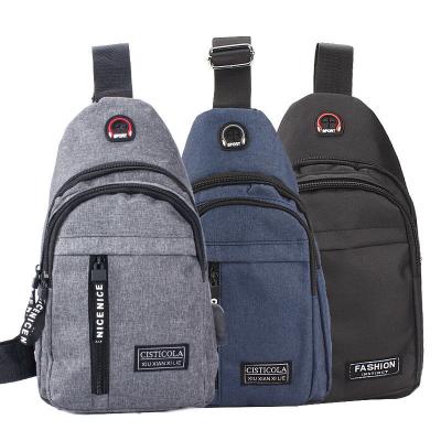 China Water Proof New Style Chest Bag Men Backpack Nylon Canvas Chest Bag Leisure Sports Travel Chest Bag Riding One-Shoulder Messenger Bag for sale