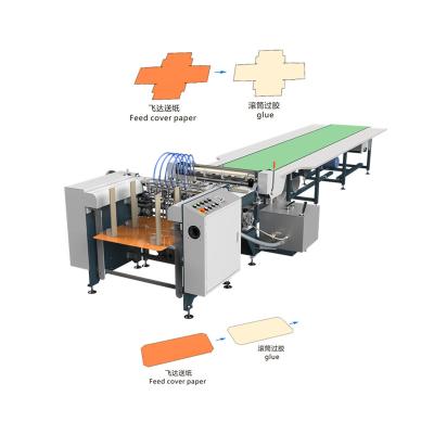 China HM-650A Paper Box Rigid Box Gluing Machine Feida Feeding Paper for sale