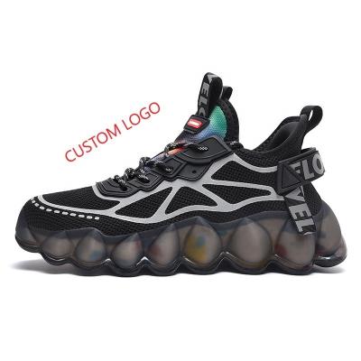 China Durable Custom Style Men's Custom Style Men's Chinese Logo Breathable Sports Shoes Mesh Sneaker Teenagers Dinosaur Teeth Sports Shoes for sale