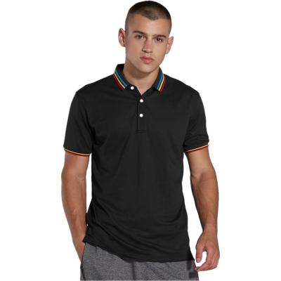 China Men's Polo Shirts 100% Cotton Men's Wholesale Anti-wrinkle Polo Formal Shirts Casual Accept Logo Customization for sale