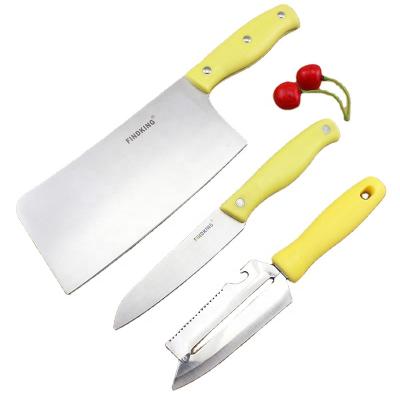 China FINDKING 3 Pcs Viable Set Multifunctional Kitchen Utensils Stainless Steel Kitchen Knife Set High Quality for sale