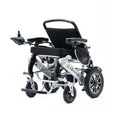 China Carbon Steel China Factory Supply 250W*2 Power Smart Electric Foldable Wheelchair for sale