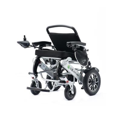 China Carbon Steel Quality Assured Lightweight Power Folding Electric Wheelchair Foldable for sale