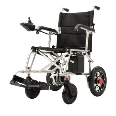 China Carbon Steel Power Wheelchair Medical Manual Adjustable Folding Electric Wheelchair For Elderly Patient for sale