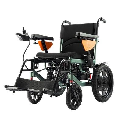 China Disabled Car Walker Customized Electric Wheelchair Intelligent Auto Foldable Lightweight Wheelchair Elderly for sale