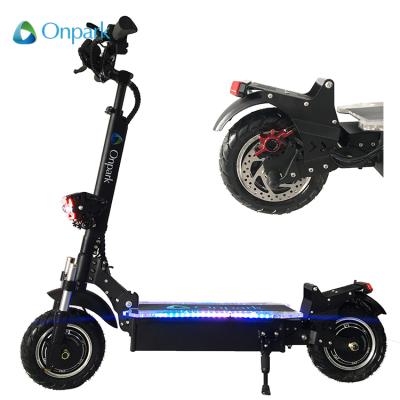 China Latest 48v unisex folded position with seat brushless motor electric scooter elektroroller for sale