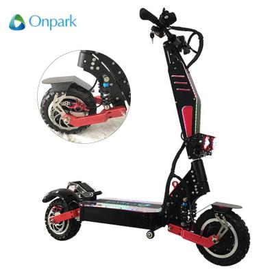 China Powerful 5600w Unisex With 11inch Motor Adulto Two Wheel Foldable Adult Electric Scooter for sale