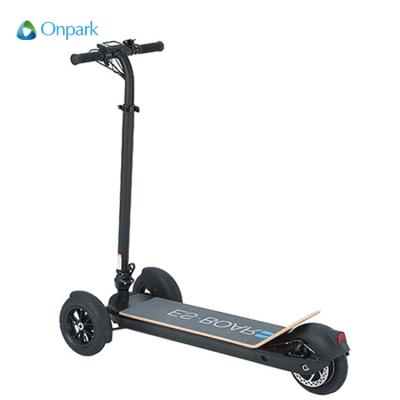 China 500w Unisex 8.5 Inch Tilting Tricycle 3 Wheels Scooter Stand Up Electric Scooter for sale