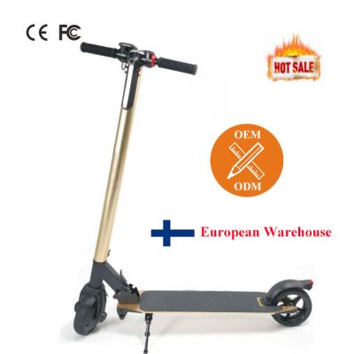 China China 6.5 Inch 350w Pedal Europe Warehouse Unisex Electric Foldable Electric Scooter Price Powerful Adult Electric Scooter for sale