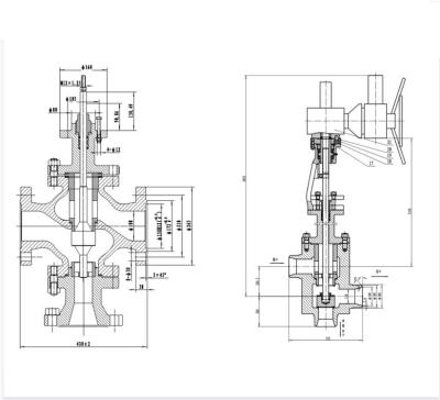 China Industrial Three Way Flow Feed Water Dispensing Control Valve for sale