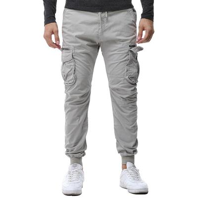 China 2021 Men's Anti-pilling Drawstring Elastic-waisted Casual Workout Jumpsuits Custom Pants For Sporty Men for sale