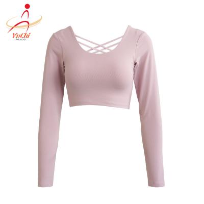 China Anti-wrinkle Autumn And Winter Yoga Clothing Woman Fitness Suit Fitness Training Yoga Clothes Vest for sale