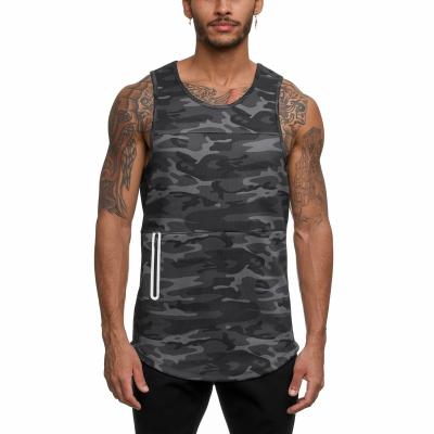 China Wholesale Men's Sports Vest Fitness Vest Breathable Sleeveless Quick Dry Bottom Sweater Black Diet Man Vest for sale