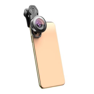 China Portable Mobile Phone Camera Lens 195 Degree HD Fisheye Optical Fisheye Lens Camera Lens With Universal Clip for sale