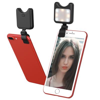 China Smartphone Selfie Light Manufacturer Factory Price Portable Rechargeable Cat Shape LED Selfie Ring Light For Mobile Phone for sale