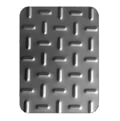 China Hotel ASTM Foshan Manufacturer 304 SS Plate 4x8 Veneered Floor Press Checkered Stainless Steel Ribbed Sheet for sale