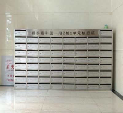 China Wall Mounted Modern Mailbox Mail Stainless Steel Mailbox Letter Box for sale