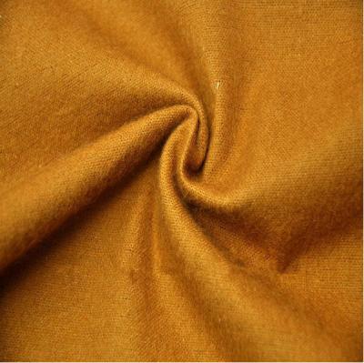 China Double Faced Reactive Stocklot Solid Dyed Woven Cotton Flannel Fabric 150gsm for sale